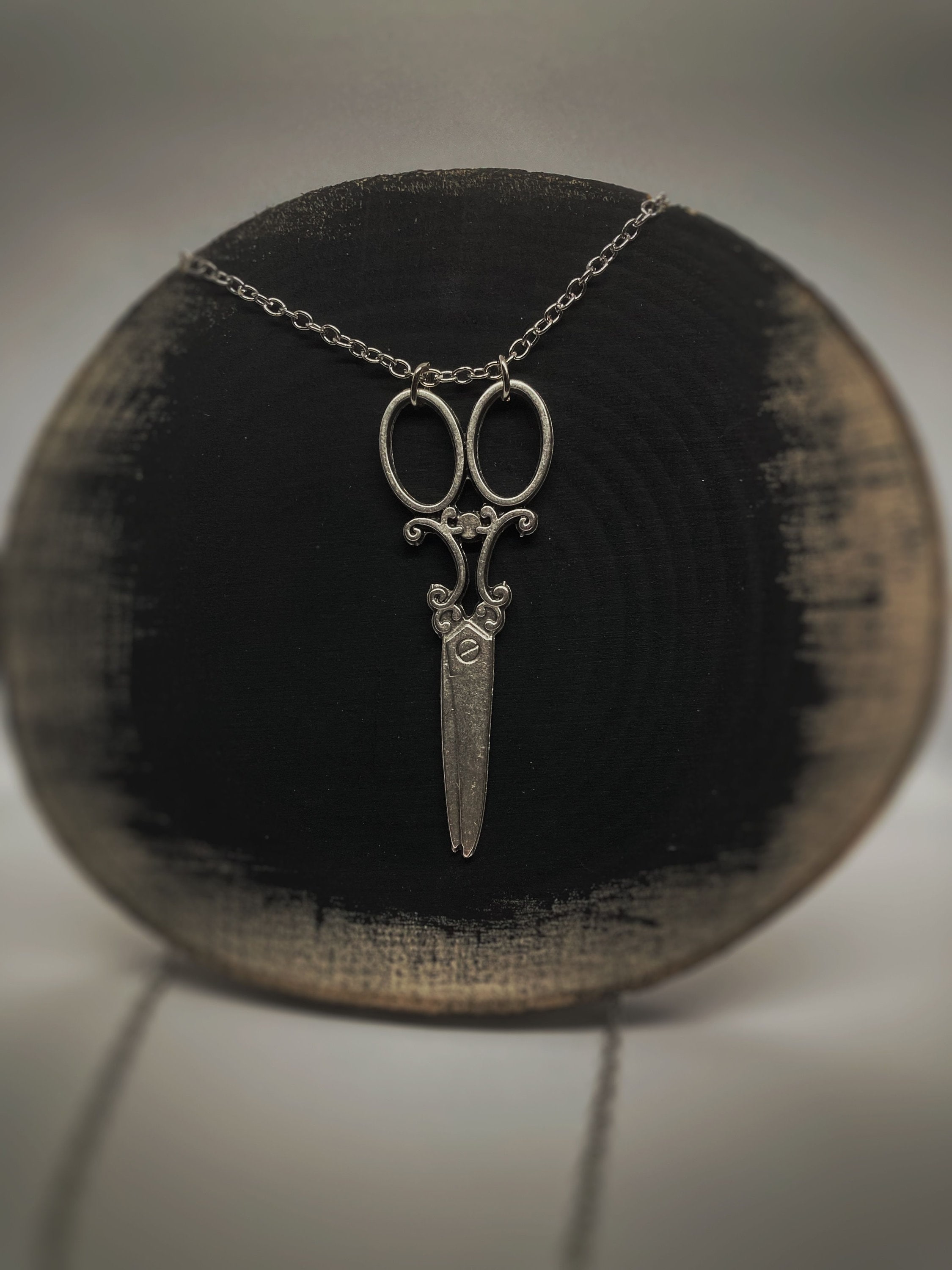 Collana Con Ciondolo Forbici Argento – Gioiello Per Parrucchiere, Sarta, Artigiana