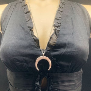 Devon Upside Down Moon Pendant Necklace – Shelley Moon Designs