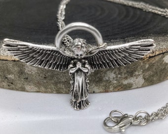 Cherubijnenketting | Cherubijnketting | Engelensieraden | Bedelketting | Vleugel beschermengel | Cadeau voor haar