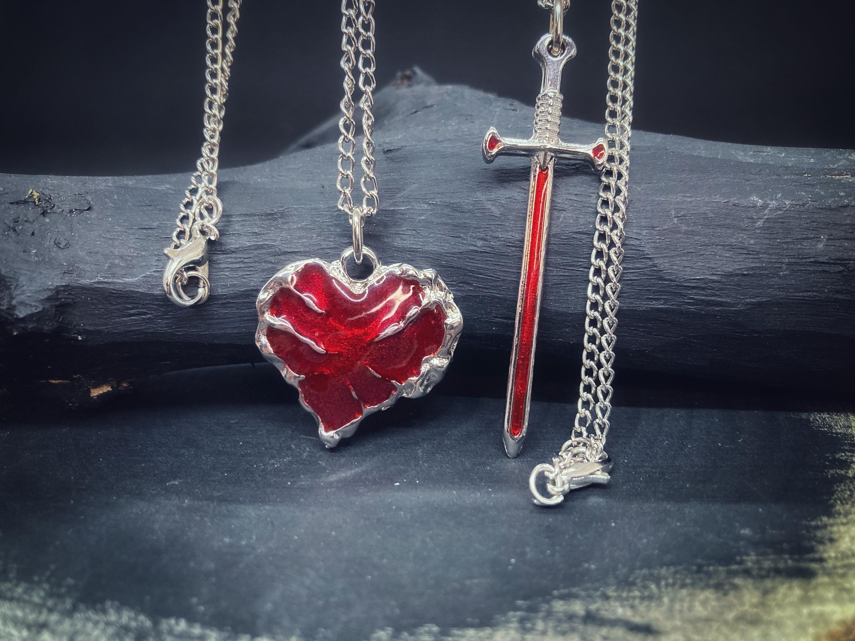 ★SENTIMENTS★ NO.551 [RED] SOLDIER HEART NECKLACE NO.551 [RED] SOLDIER HEART NECKLACE - SENTIMENTS | 60