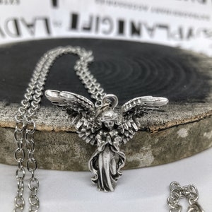 Cherubim Necklace | Cherub Necklace | Angel Jewelry | Charm Necklace | Guardian Angel Wing | Gift for Her