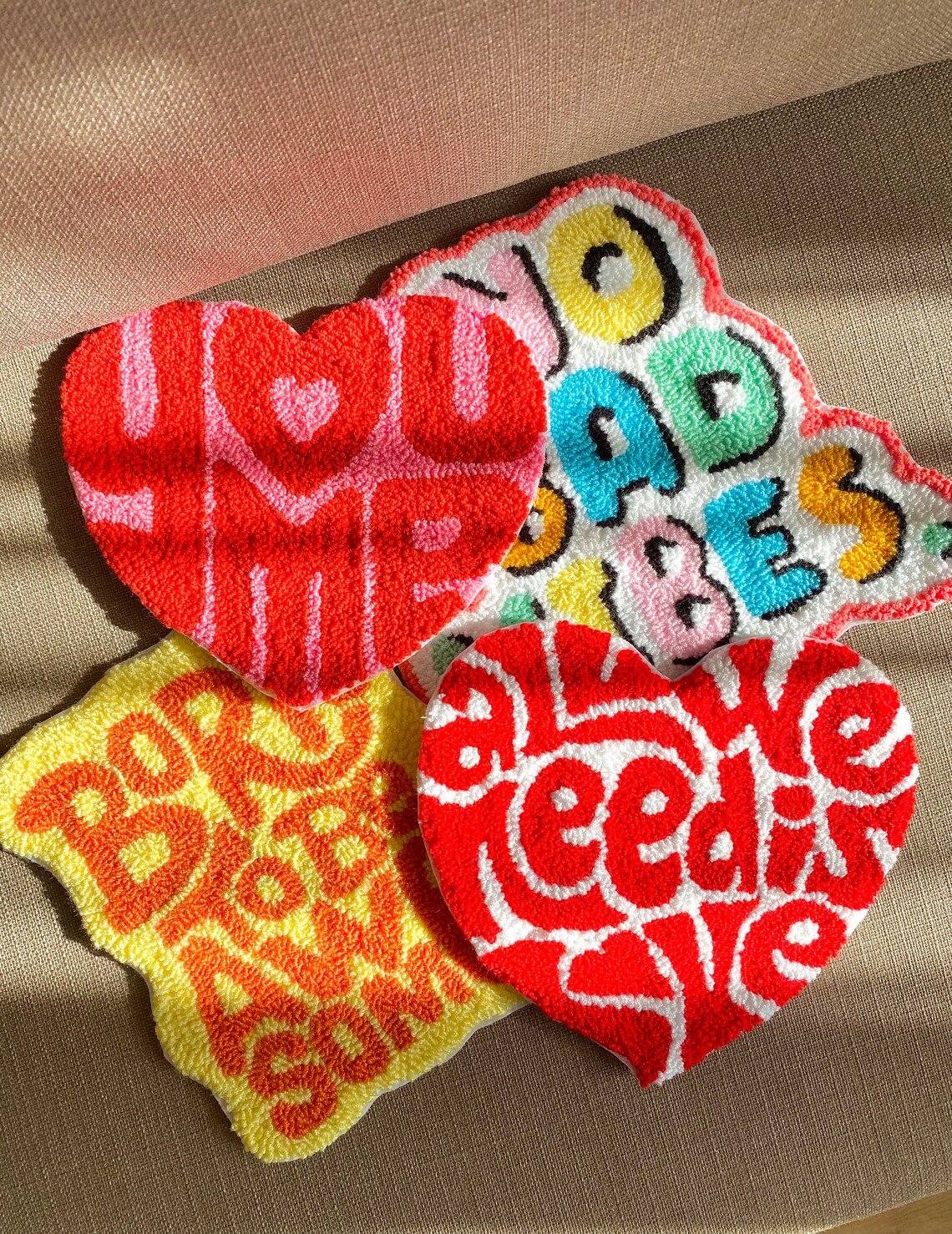 You & Me Wall Art, Couples Wall Decor for Bedroom, Handmade Colorful