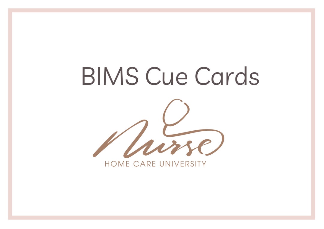 OASISE BIMS Cue Cards Etsy