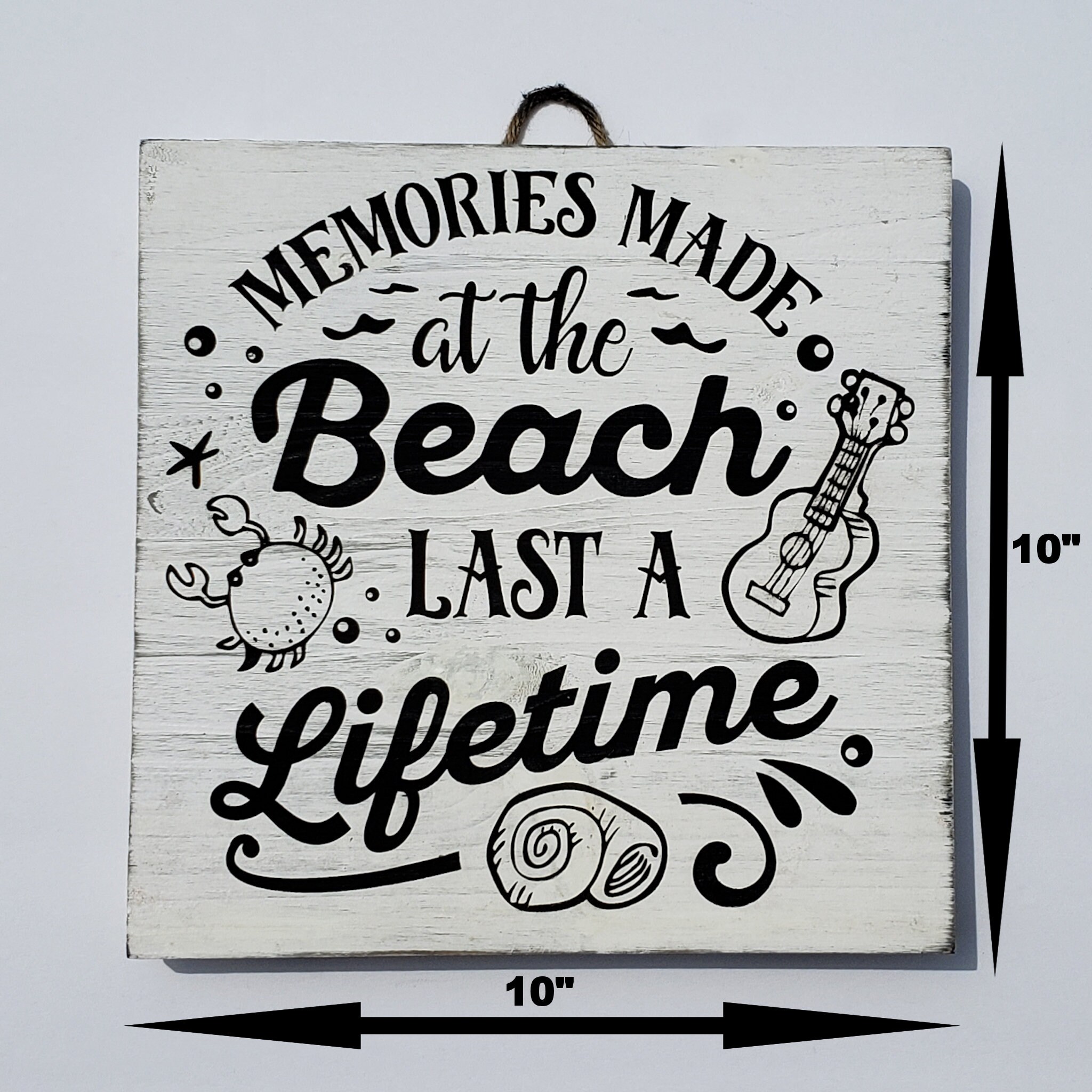 Memories Made at the Beach - Wall Art Sign - Etsy