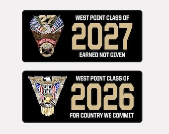 West Point Class Crest & Motto- 2025, 2026, 2027, 2028 The United States Military Academy -Sticker or Magnet - USMA
