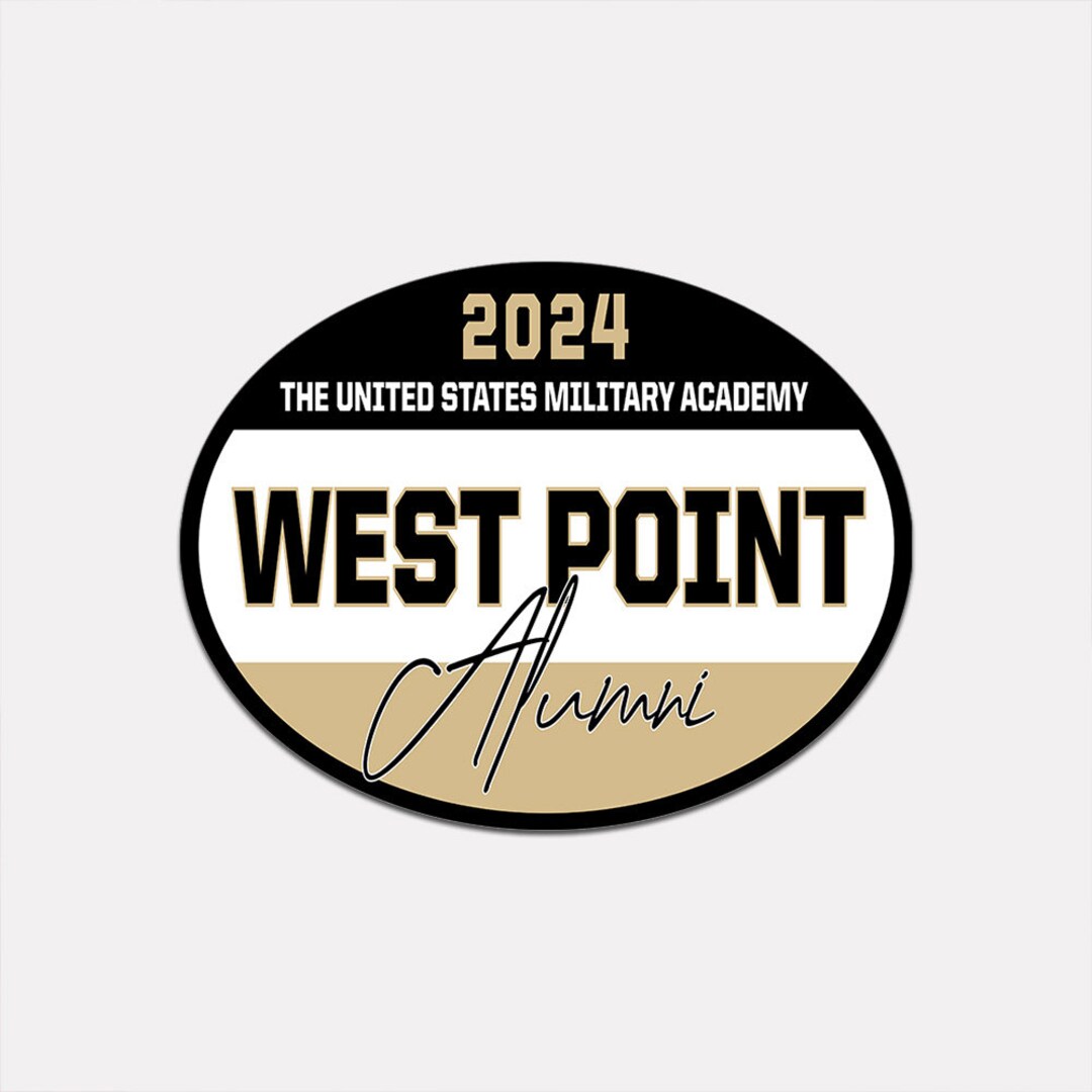 West Point Alumni Sticker or With Customizable Class Year Decal