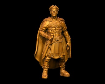 Julius Caesar 28mm 1 inch Historical Wargame 3D Print ToyDoy Miniatures