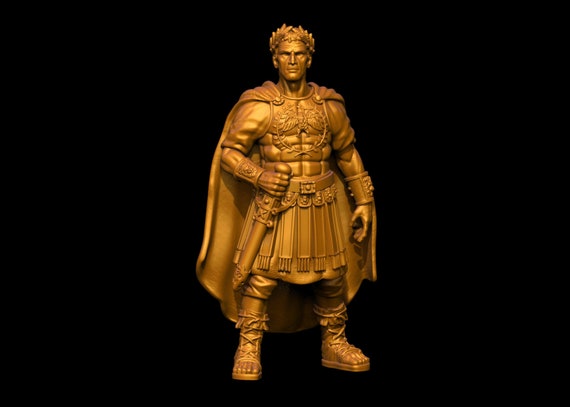 Julius Caesar 32mm 1 inch Historical Wargame 3D Print ToyDoy Miniatures