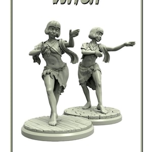 Witch x2 Arkham Horror Cthulhu Lovecraft 28mm Adaevy Creations