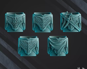Scylla Legion Body Set x5 SciFi Wargame Roleplay 32mm 3D DakkaDakka BASES NOT INCLUDED