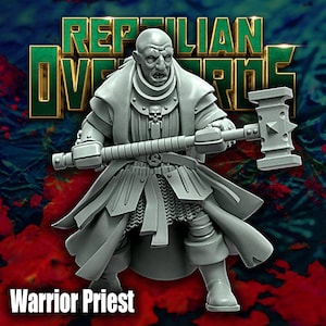 Krieger Priest Alle Körper und Waffen Optionen Fantasy Wargame 3D Druck ToyDoy Miniatures Reptilian Overlads