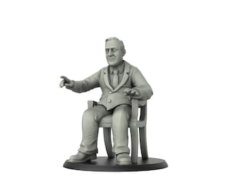 War World II President Roosevelt 28mm 1 inch Historical Wargame 3D IPStudios