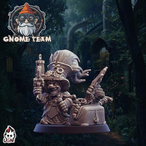 Apothecary - Gnome Team Blood Sport Fantasy Football UGNI Miniatures 3D Print Bases Not Included