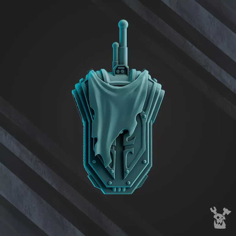 Scylla Legion Backpacks Set X6 Scifi Wargame Roleplay 32mm 3D ...
