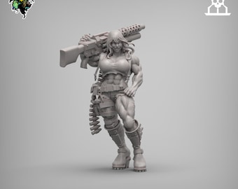 Space Ogre Maneater Jungle Fighters SciFi Wargame Roleplay 32mm 3D Reptilian Overlords