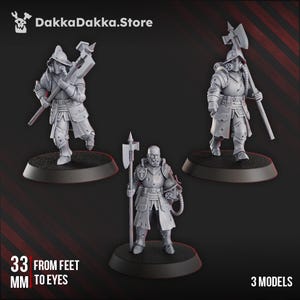 Conquistador vanguard x3 Trench Crusade Proxy Alternative Torquemada’s Inquisition Wargame Roleplay DakkaDakka BASES NOT INCLUDED