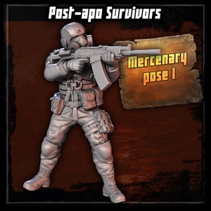 Post-Apo Survivors Mercenary 32mm Stalker Inspired Medusa Project