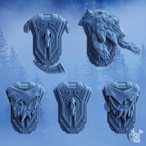 Stormbringers Backpacks SciFi Wargame Roleplay 32mm 3D DakkaDakka BASES NOT INCLUDED