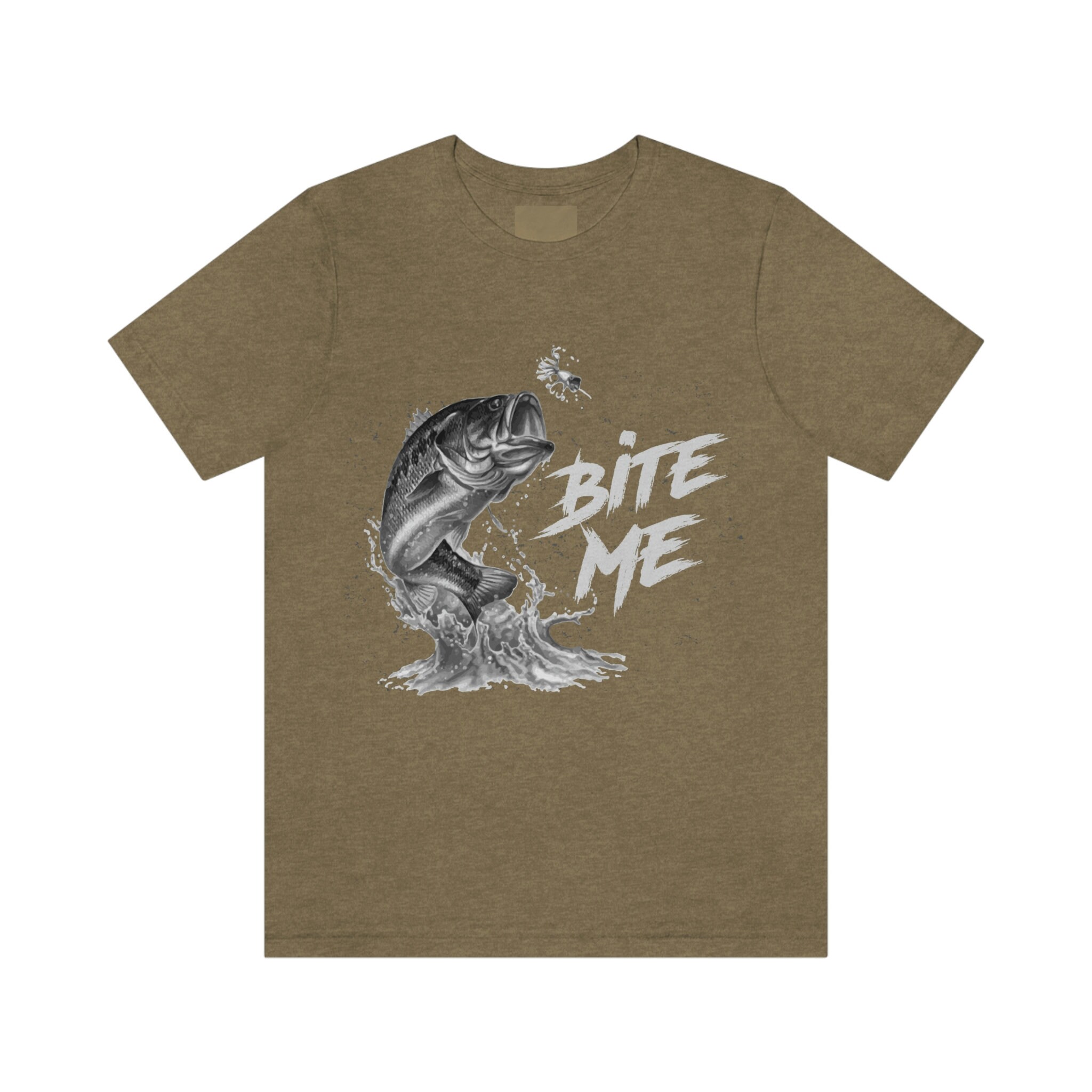 Bite Me Fish T-shirt, Funny Fishing Tee, Angler's Gift, Catch of