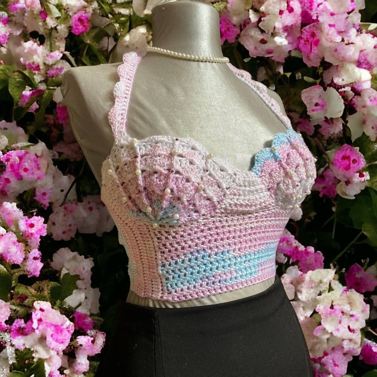 Crochet Pattern for Mermaid Shell Bikini Top Crochet Bikini Top Patt ...