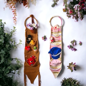 Cap/Hat Holder / Crochet Organizer / Plant Hanger PDF crochet PATTERN ENGLISH