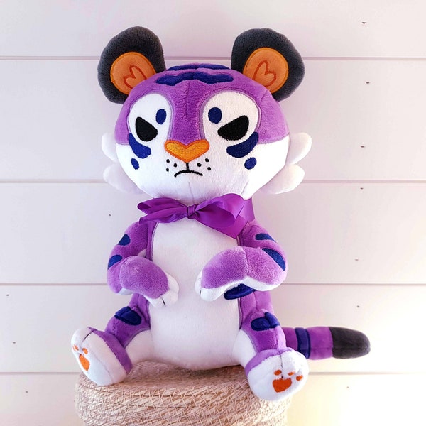 Lotus the Tiger -- Snuggle Paws Plush for anxiety, PTSD, comforting plush for bedtime