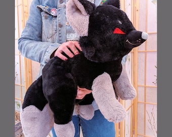 Weighted Black Fox Crafty Tricks Big Hugs Plush: Cuddle Pillow for Anxiety