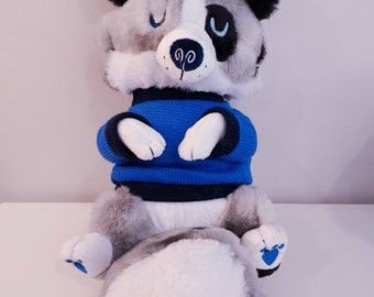 Blue Merle Border Collie Plush -- Snuggle Paws Plush for anxiety, PTSD, comforting plush for bedtime