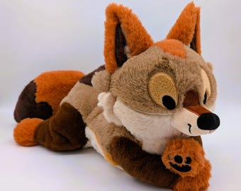 Peluche lestée de petit coyote : oreiller câlin Litha pour plus de confort