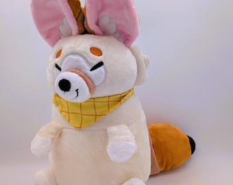 Toast Fennec Fox Snuggle Paws Cuddle Cushion Plush