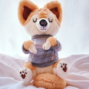 Shiba Inu Plush -- Snuggle Pup Plush for anxiety, PTSD, comforting plush for bedtime