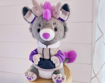 Ace Dragon Plush: Marshmallow, LGBTQ+ Pride Snuggle Pal