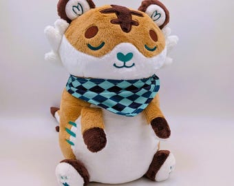 Cornflakes TigerSharkie Cat Snuggle Paws Cuddle Cushion Plush