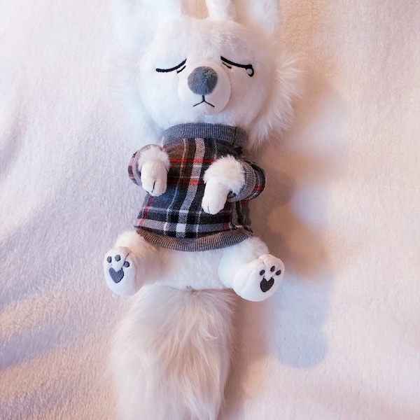 Anxiety Fox Plush -- Snuggle Paws Plush for anxiety, PTSD, comforting plush for bedtime