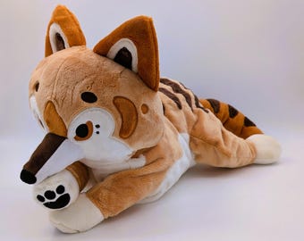 Weighted Thylacine Plush: Hobart Cuddle Pillow for Comfort