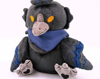 カラスのぬいぐるみキーホルダー - Etsy 日本