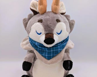 Earl Grey Reindeer Snuggle Paws Cuddle Cushion Plush