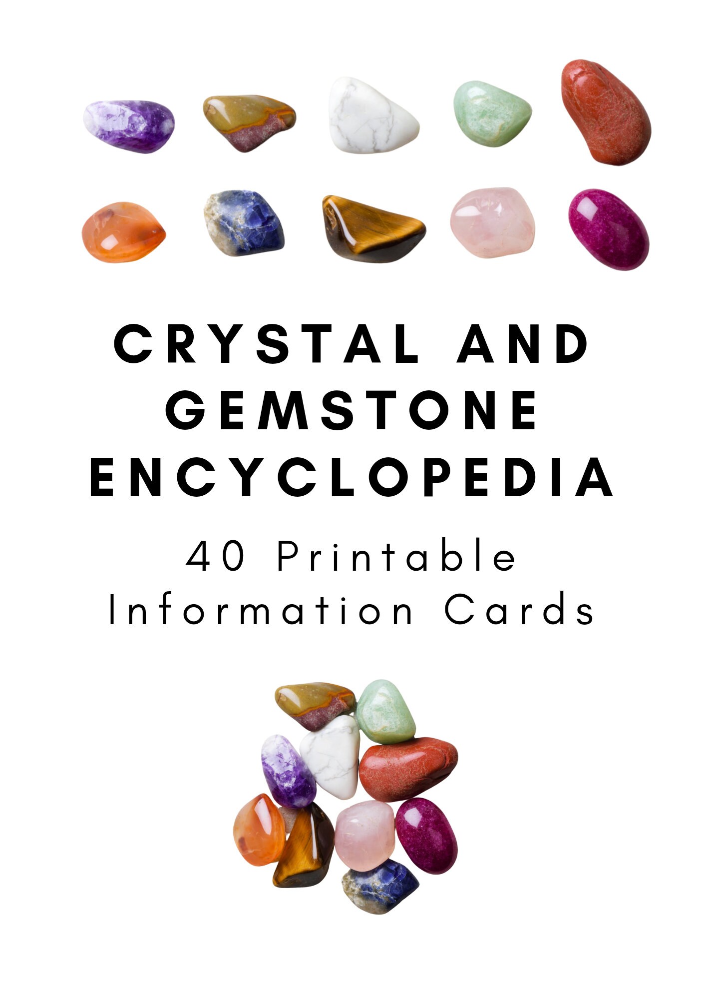 Printable Crystal and Gemstone Encyclopedia Digital Etsy