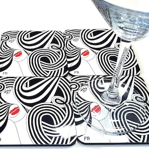 Chic design coasters - Decorative coasters - Decorative gift idea