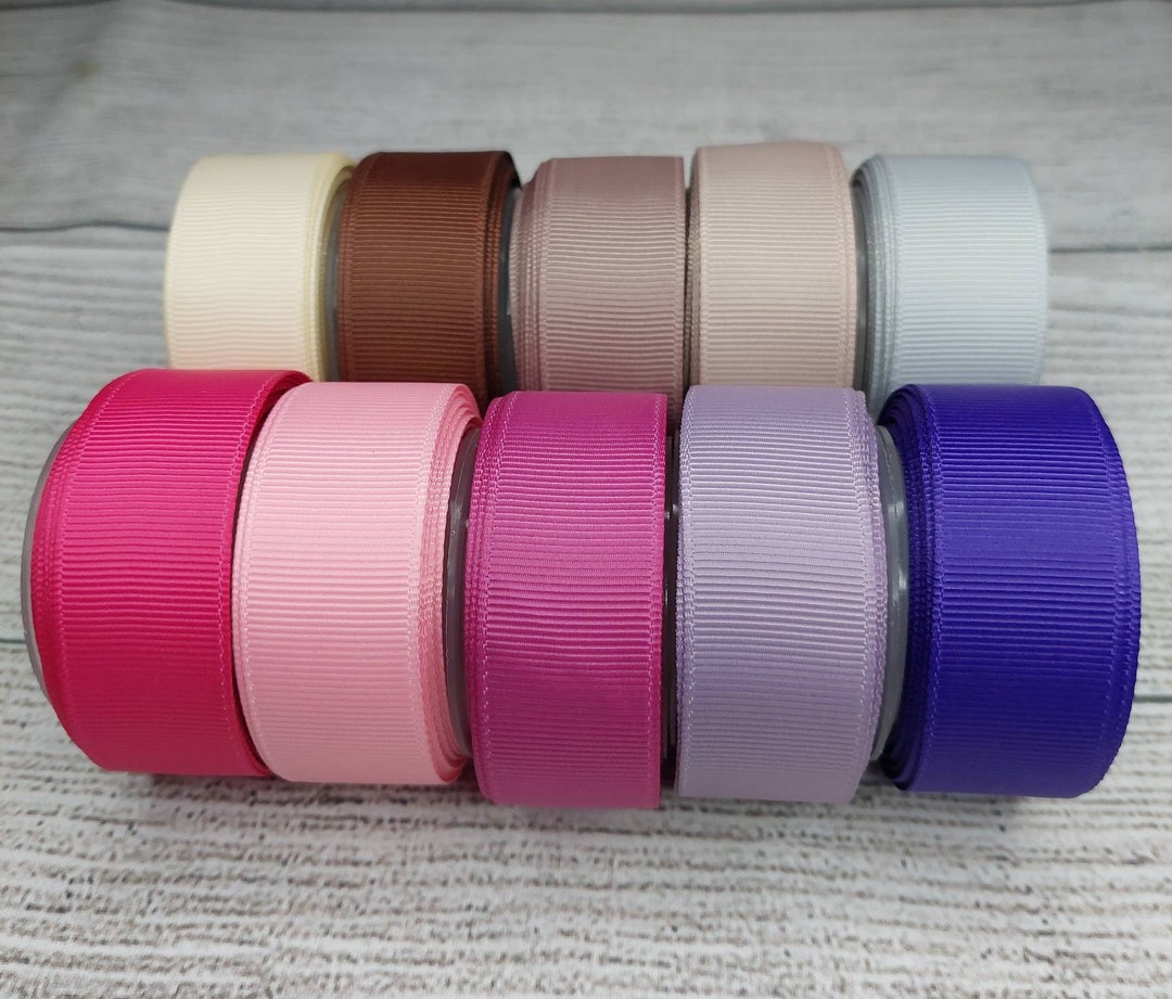 50 Yard Ribbon Lot Ribbon Kit Ribbon Bundle 7/8 Solid Etsy