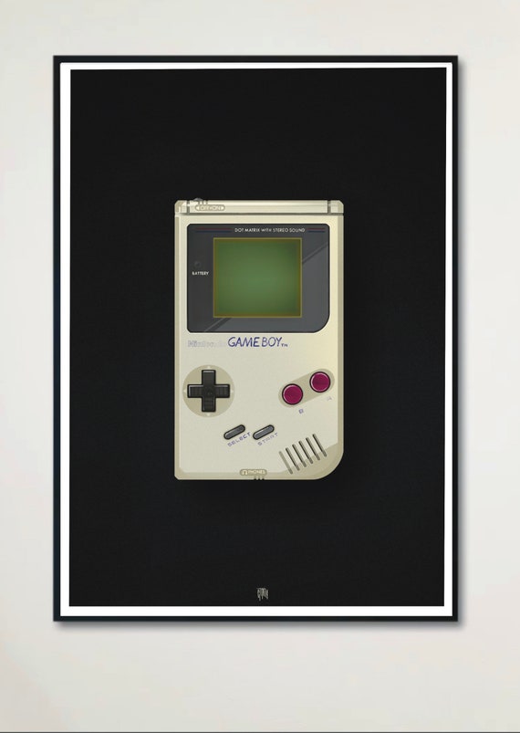 Nintendo Game Boy Poster, Poster, Art Print, Living Room Poster