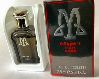 Mini MAXIM’S für Männer /// 7,5 ml Eau de Toilette /// 1988