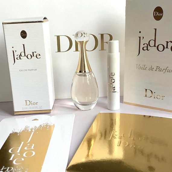 DIOR Mini J'ADORE /// Eau De Parfum 5 Ml + Scented Cards - Etsy
