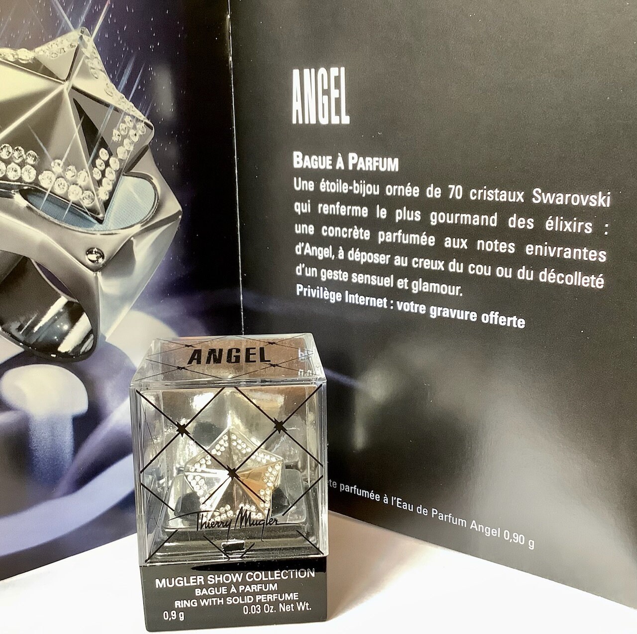 Thierry Mugler ネックレス Angel by Mugler///damaged Inner Ring / Scented Ring // Solid