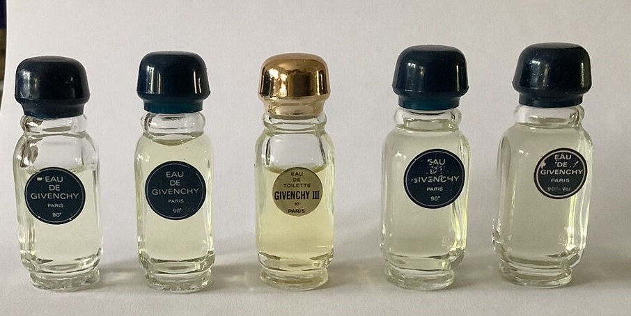 Vintage 1960s to 1980s Tiny Perfume Bottle Eau De Givenchy 