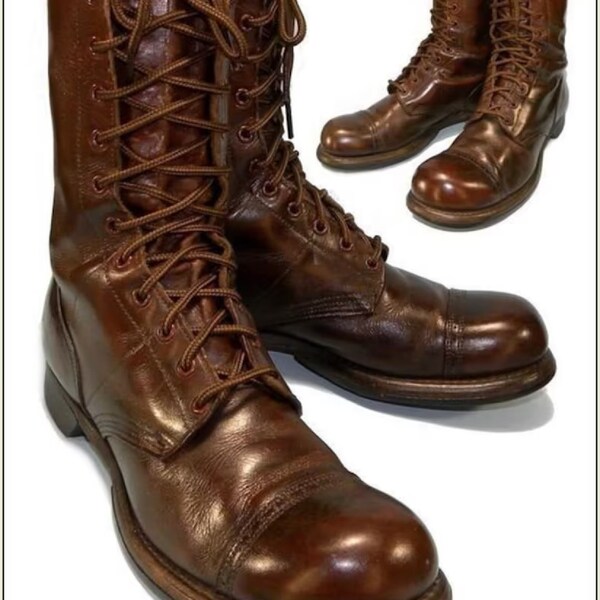 high ankle military boots