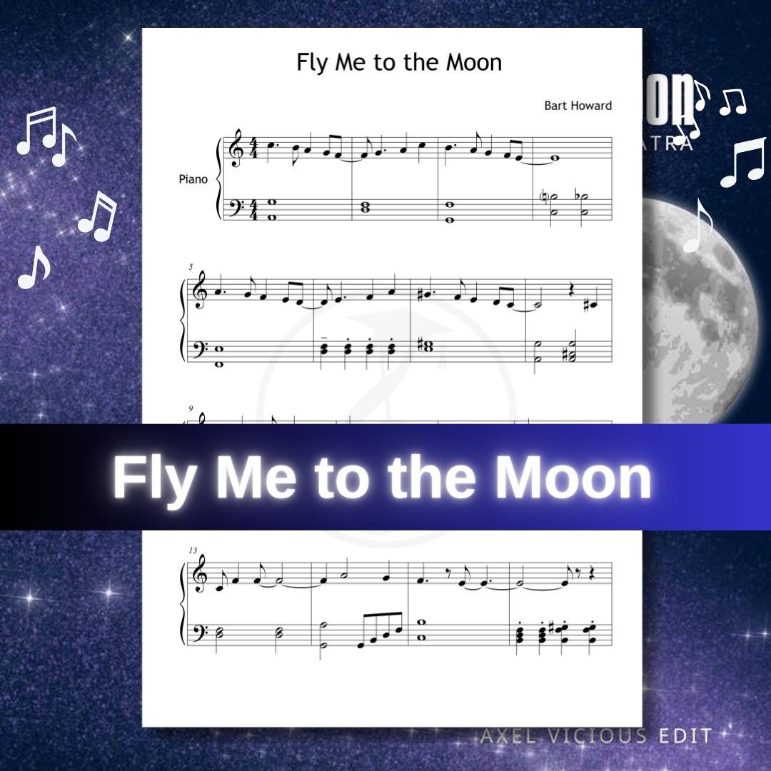 Fly Me to the Moon – Beginner Piano (grade 2–3) | Jazz Standard