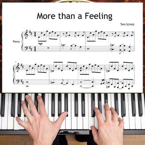 More than a Feeling – Boston | Grade 5–6 Piano Sheet Music PDF