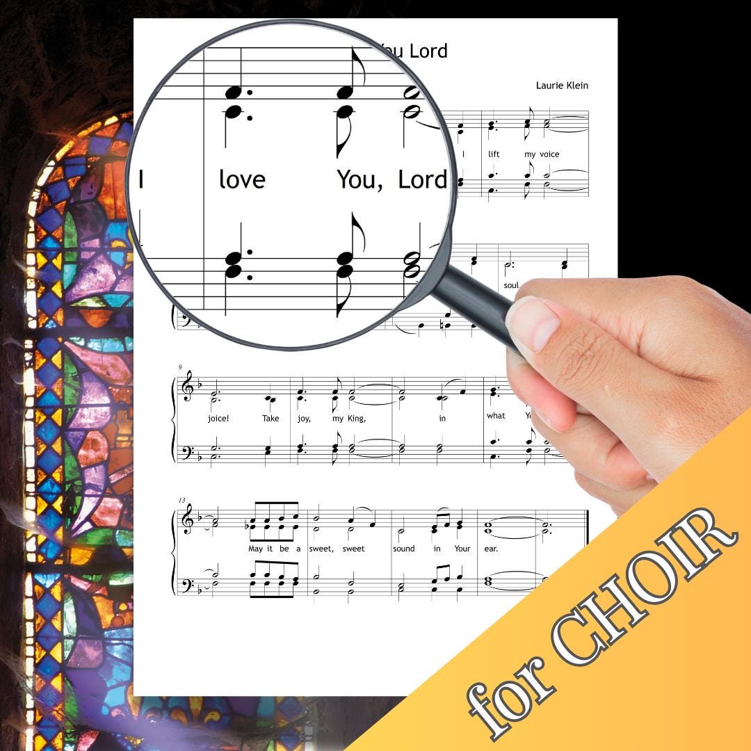 I Love You Lord by Laurie Klein | Easy Piano Sheet Music PDF | Grade 2 ...