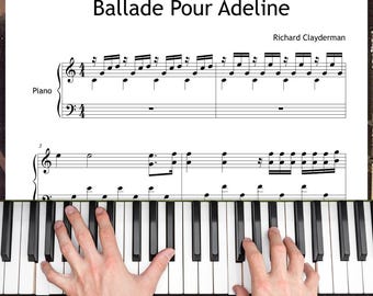 Ballade Pour Adeline – Richard Clayderman | Grade 6 Piano Sheet PDF